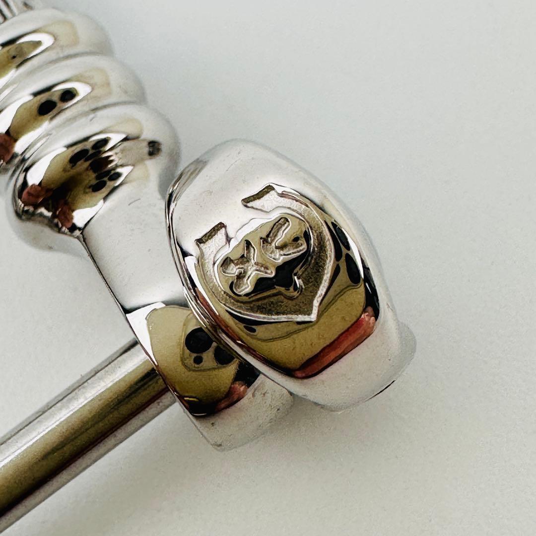 美品　フィリップシャリーオール　キーリング　キーホルダー　ワイヤー　ロゴ