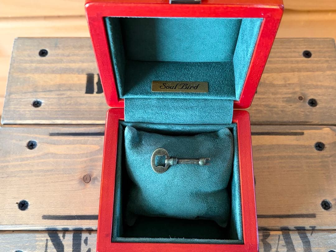 ソウルバード 1本用 メイプル材 腕時計ケース グリーンシープレザー 内装