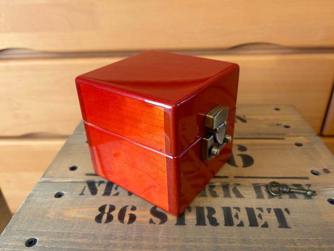 ソウルバード 1本用 メイプル材 腕時計ケース グリーンシープレザー 内装