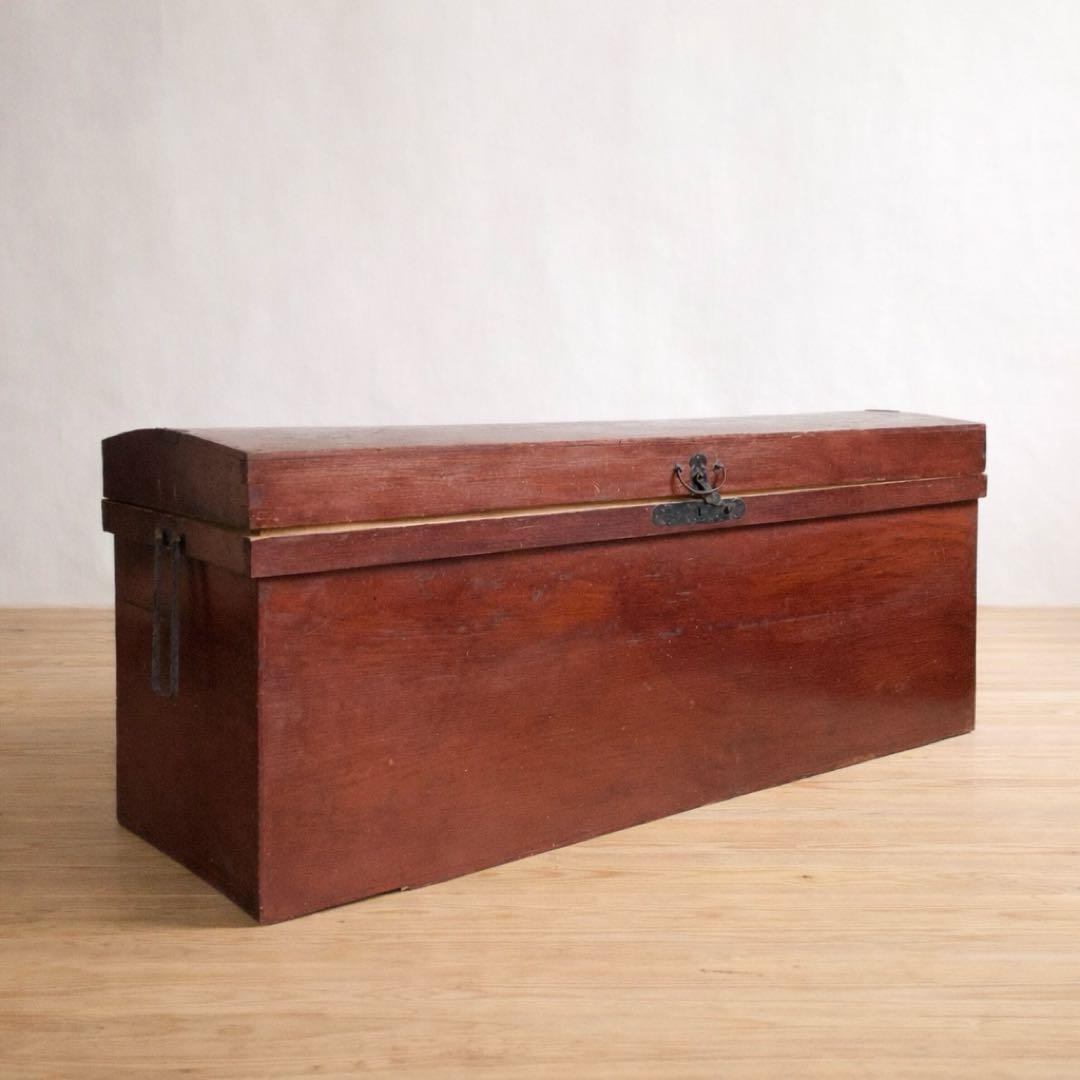 大型　収納箱　横幅約152㎝　ディスプレイ　古道具　古家具　ビンテージ