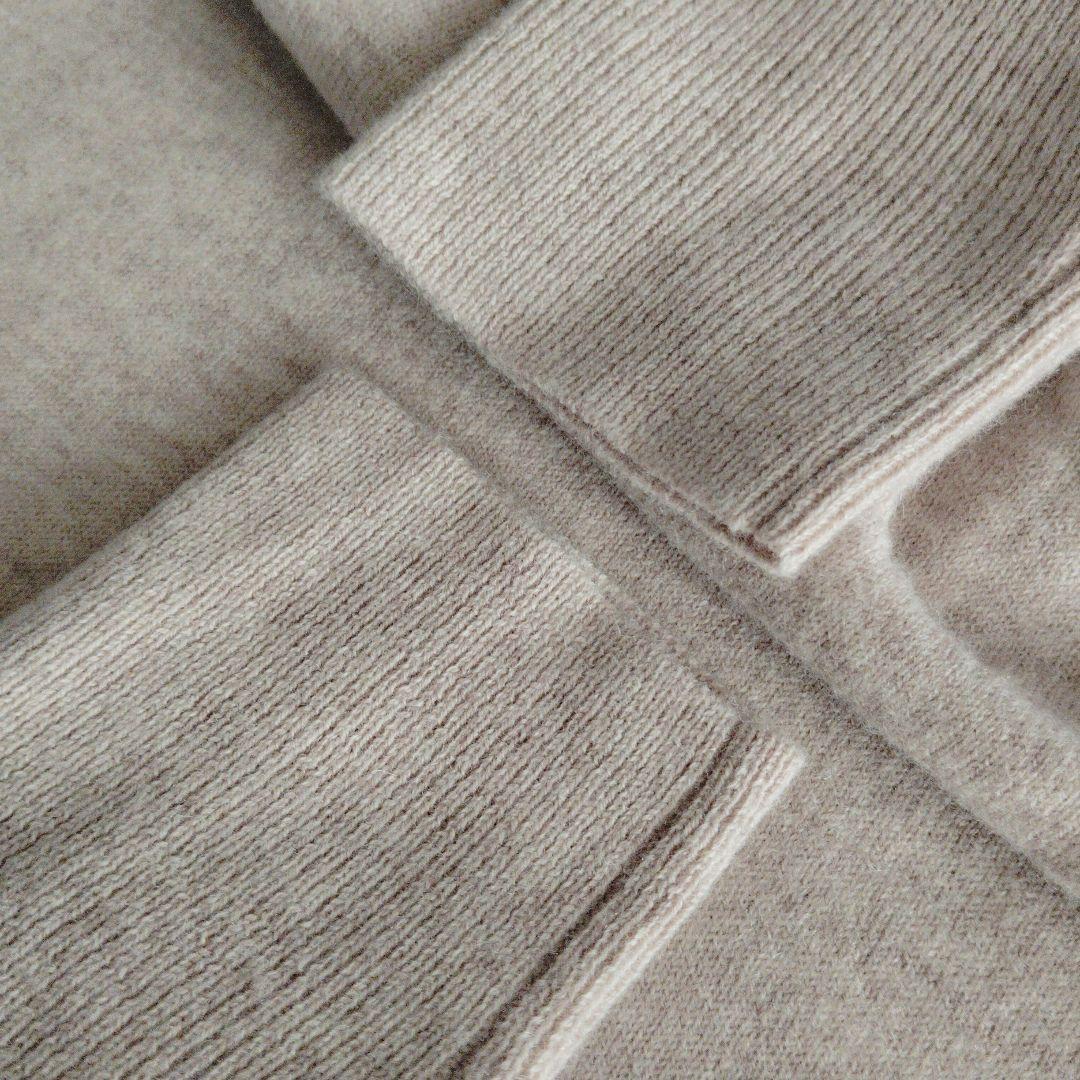 【新品未使用】BEARDSLEY✨クルービッグニット ショート✨ベージュ