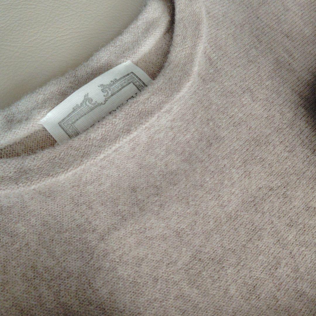 【新品未使用】BEARDSLEY✨クルービッグニット ショート✨ベージュ