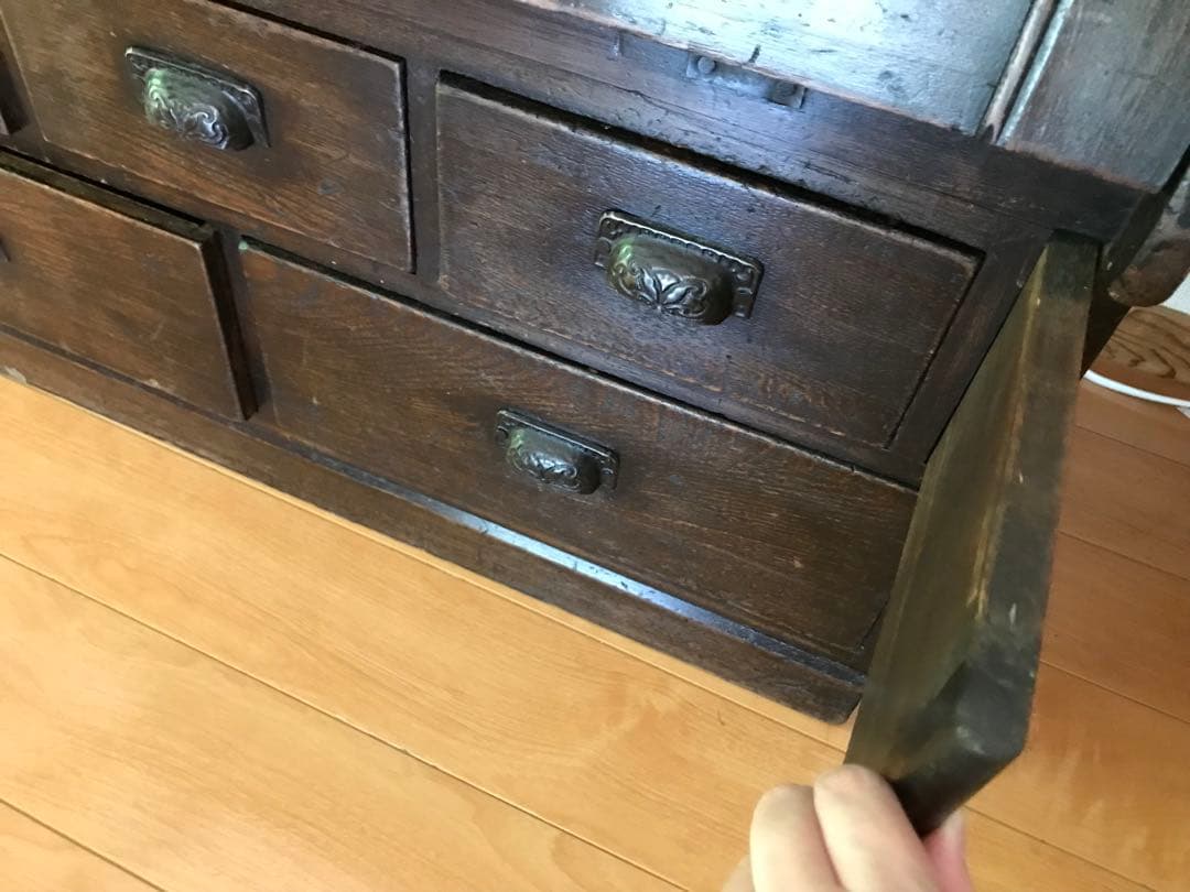 ながせ　文机　ライティングビューロー  大正　昭和　戦前　棚