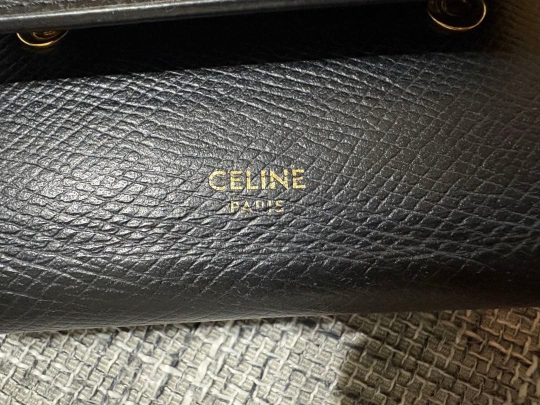 【himawari】セリーヌ　スモールウォレット　ブラック