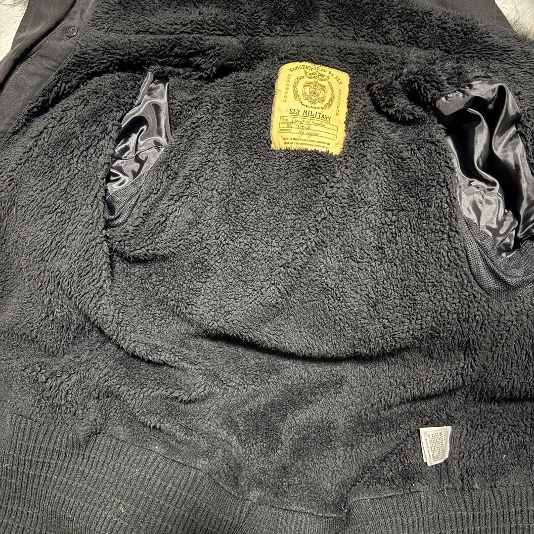 【SLY/スライ】N3B ミリタリージャケット　黒　M