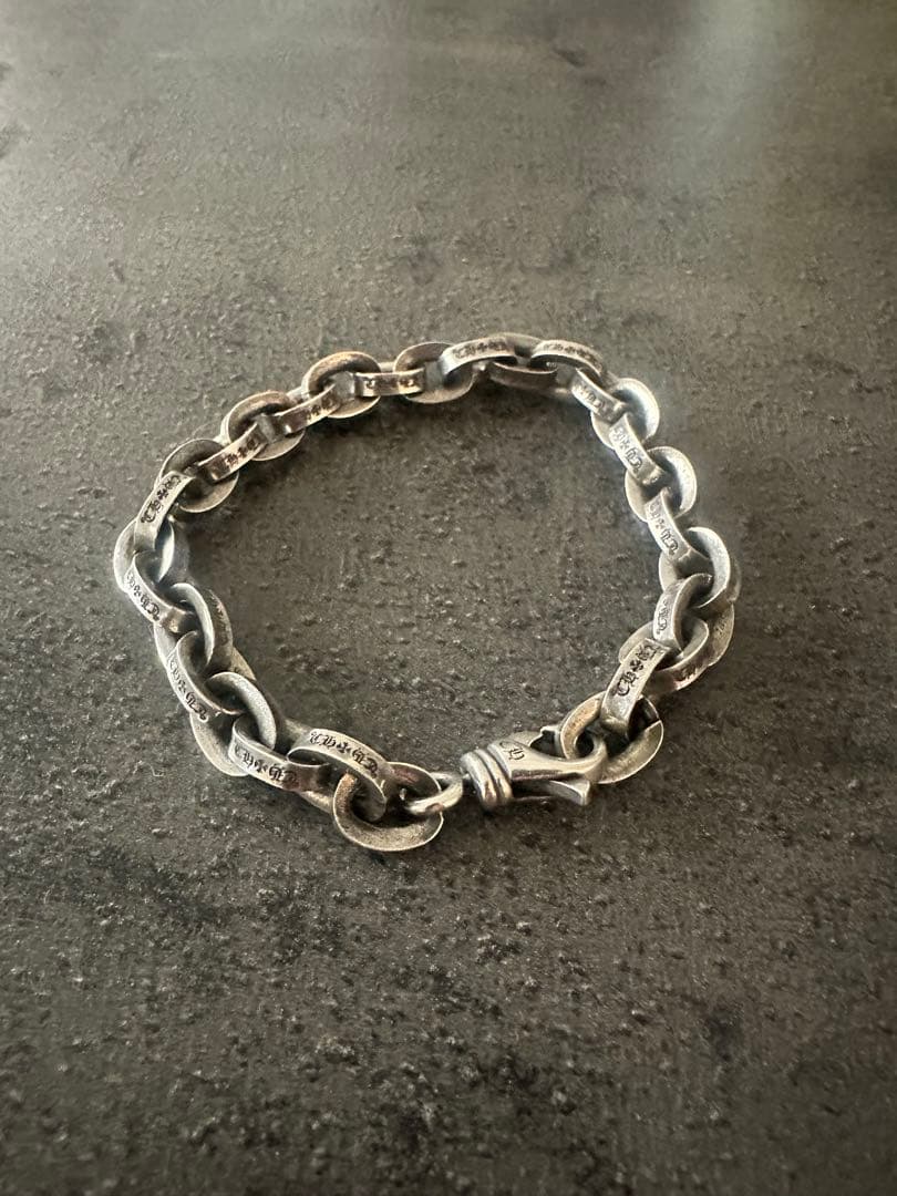 ペーパーチェーンブレス925刻印