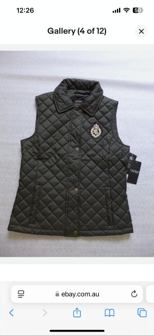 ジャケット・アウター RALPH LAUREN vest new, unused, Size M.