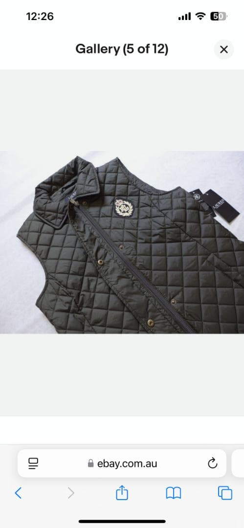 ジャケット・アウター RALPH LAUREN vest new, unused, Size M.