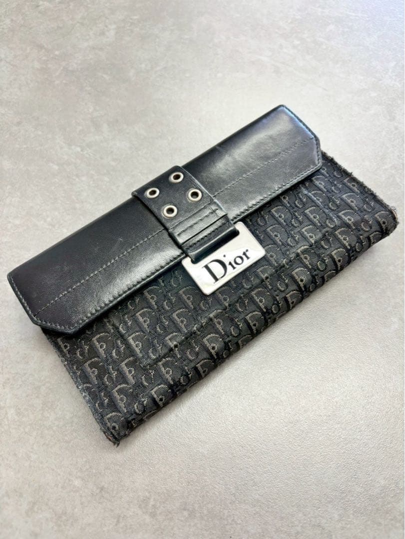 Dior 二つ折り財布 ブラック