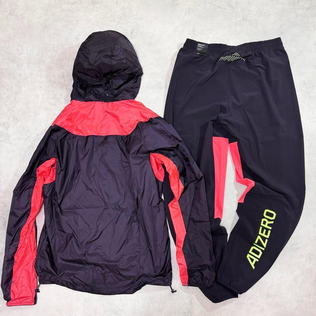 新品 Lsize アディダス アディゼロ 上下セットアップ ジャケット パンツ
