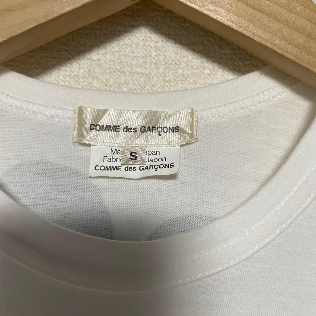 コムデギャルソン　半袖TシャツSサイズ　仮面プリントマスカレード