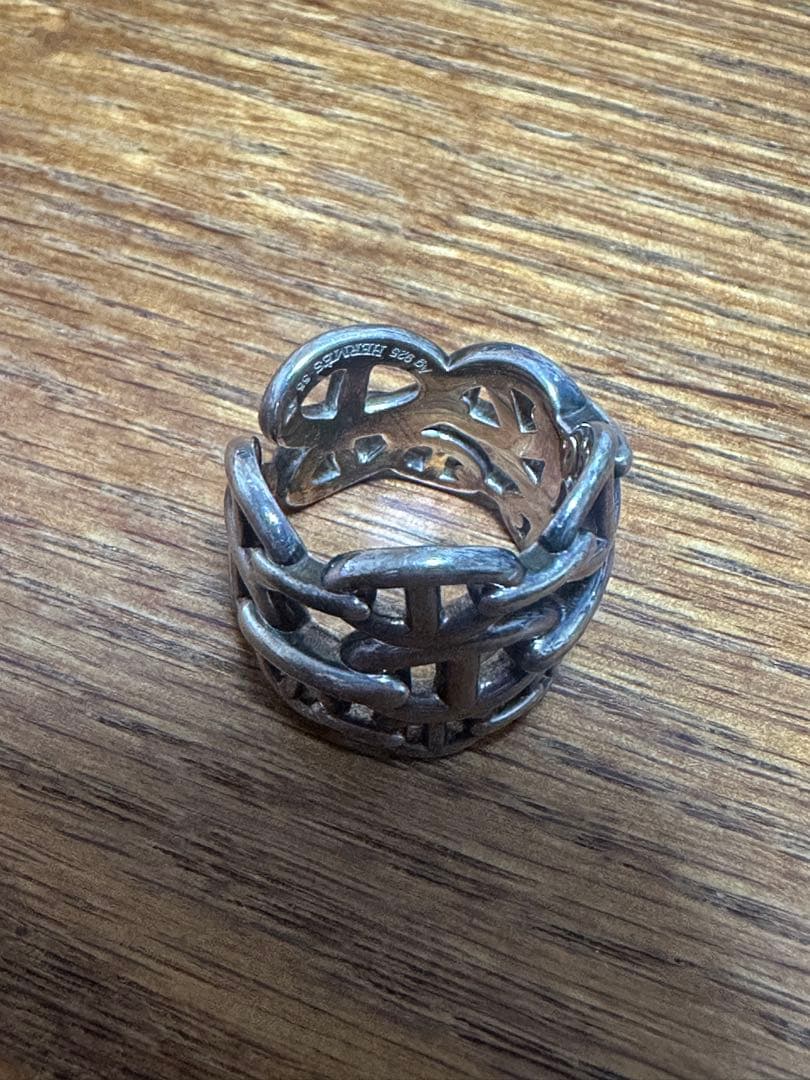 エルメス シェーヌダンクル リング Ag925 シルバー925 指輪 サイズ55