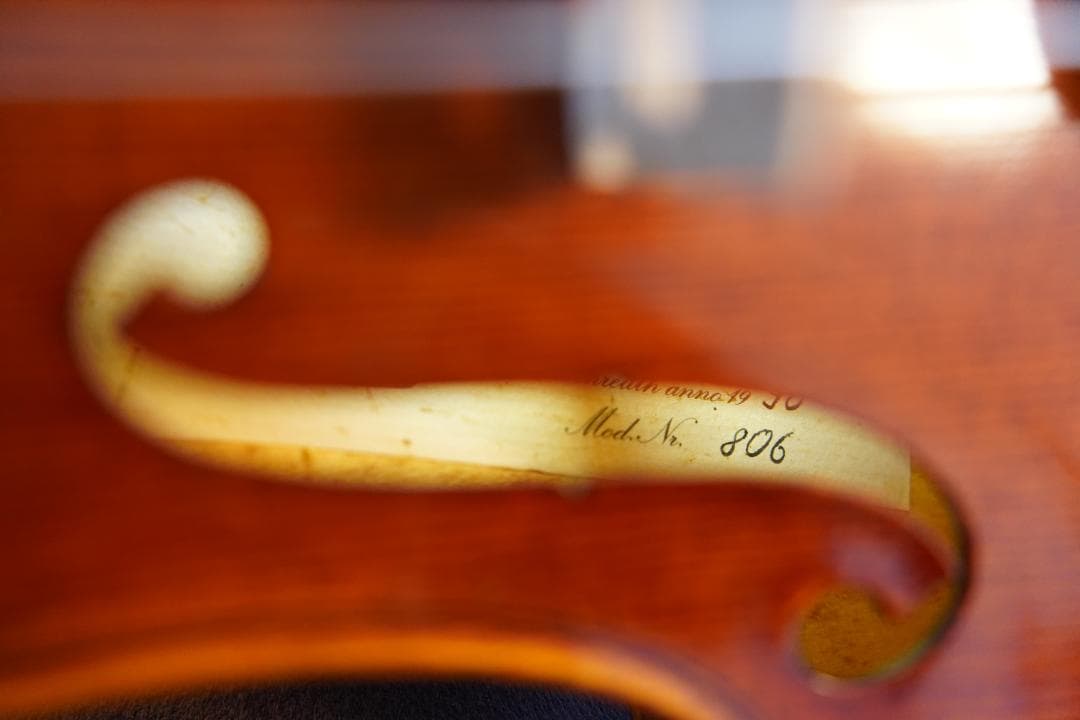 KT様　ローデリヒ　ペゾルト　バイオリン Paesold 806 4/4 ☆5