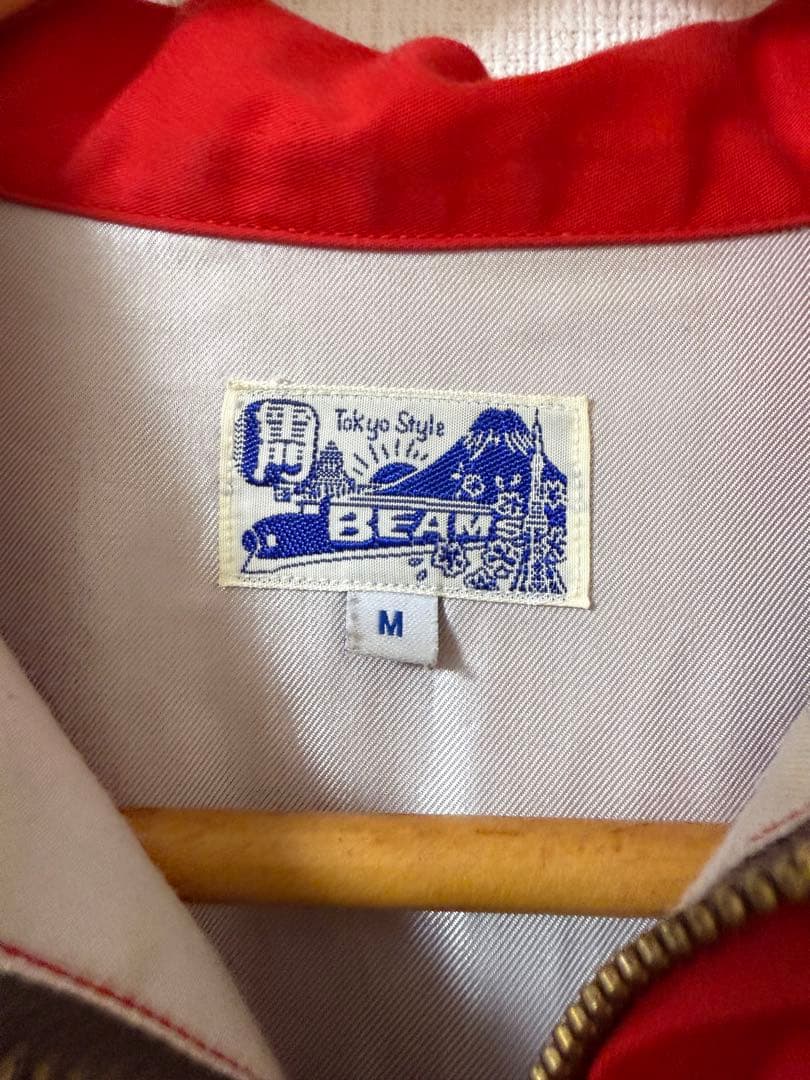 BEAM 赤 スカジャンMサイズ