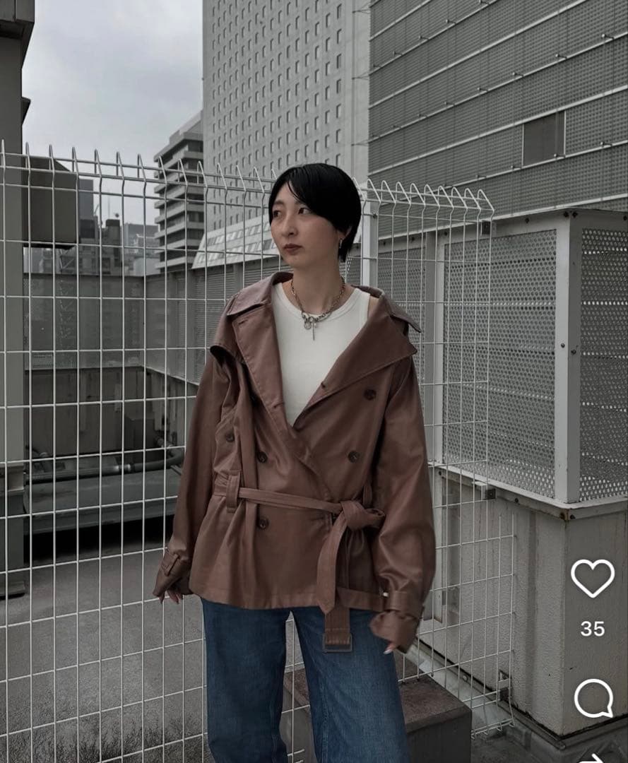 Ameri★正規品DADDY MIDI TRENCH COAT ノベルティ付