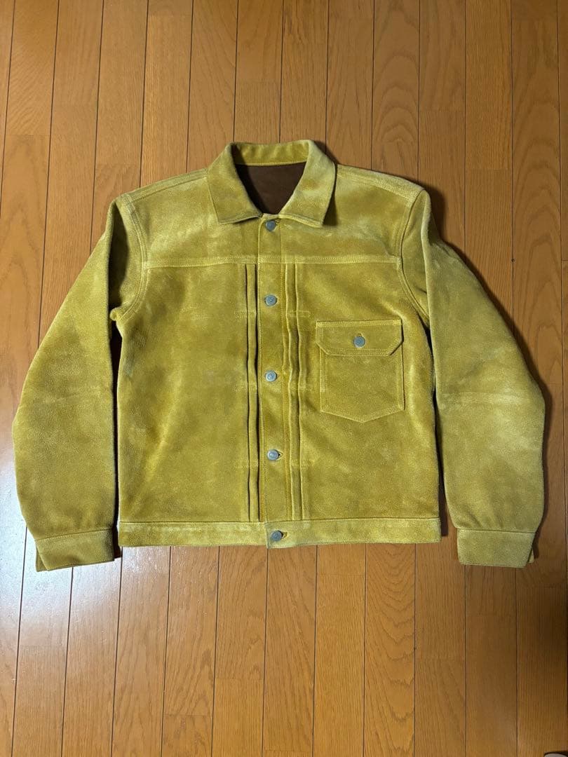 2*i様 1st FROMTHEGARRET スエードジャケット イエローブラウ