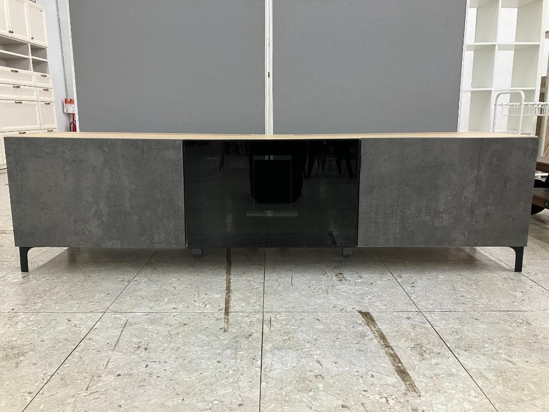 IKEA テレビボード BESTA KALLVIKEN グレー ベージュ