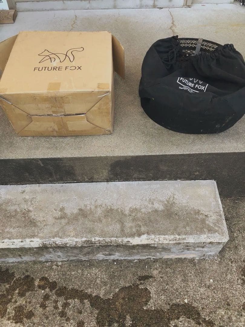 FUTURE FOX NAVAJO 焚き火台　シート　収納袋トングセット