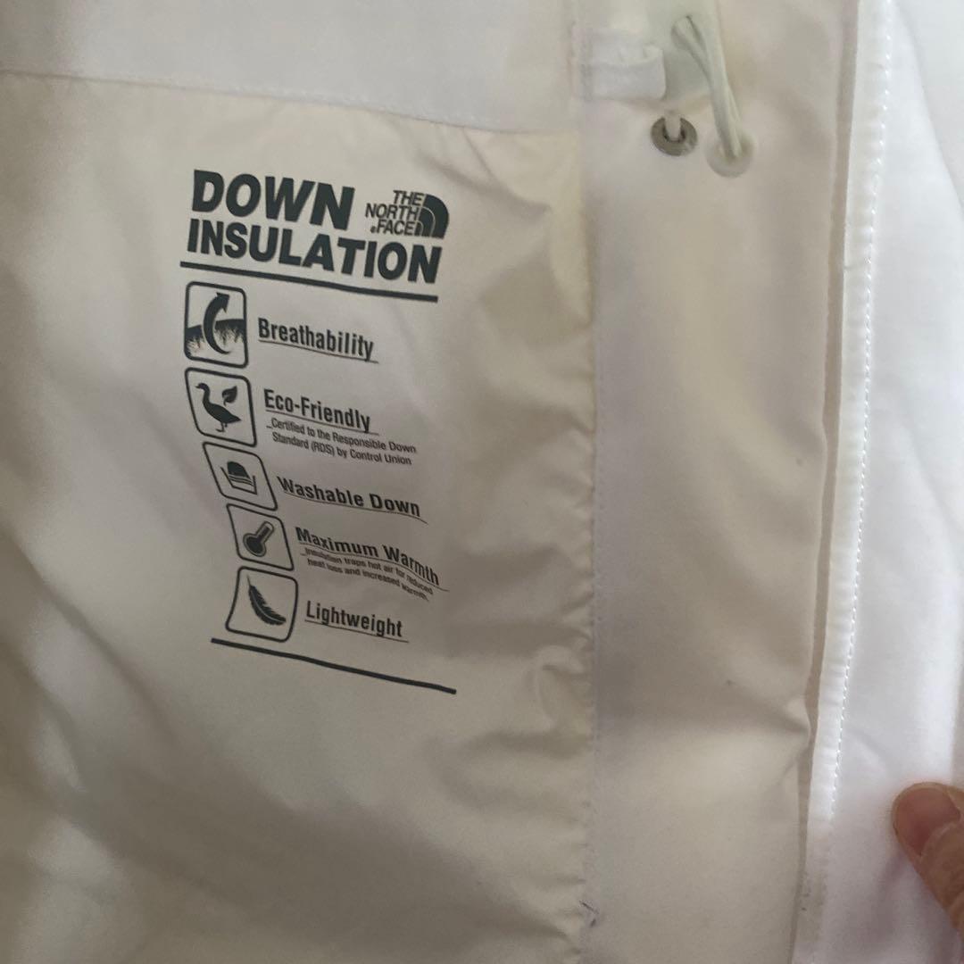 THE NORTH FACE ホワイト ダウンジャケット M お値下げ