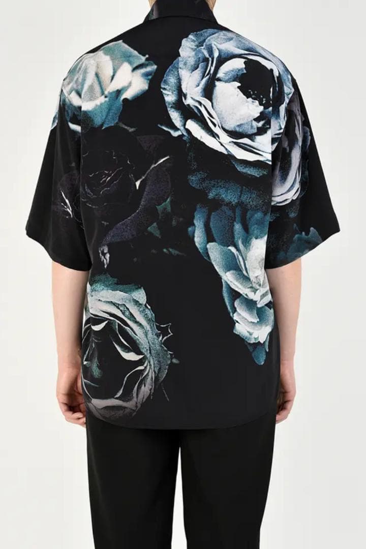 LAD MUSICIAN Short Sleeve Big Shirt 花柄