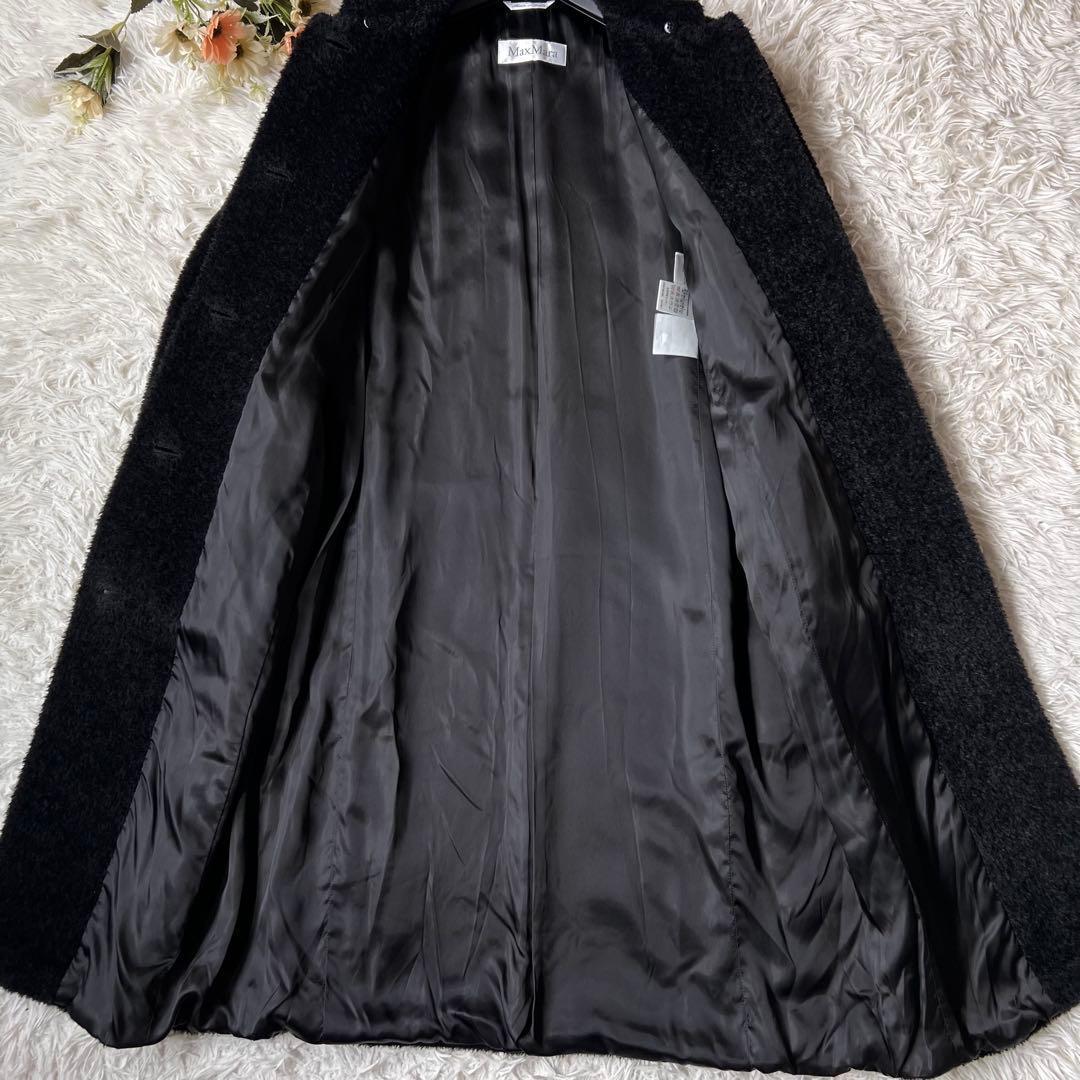 MaxMara マックスマーラ 白タグ アルパカ ボア チェスター コート