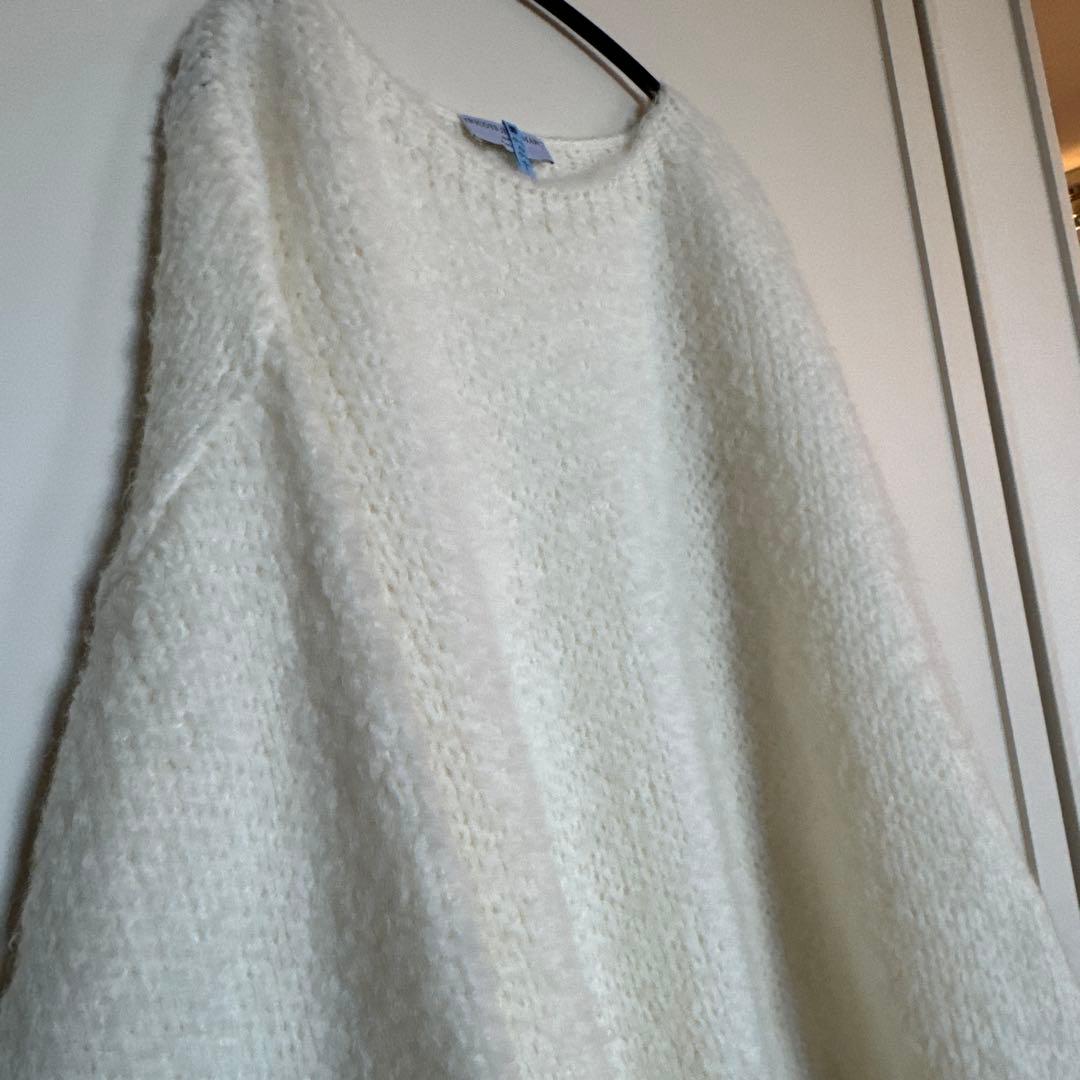 トリコットジーンマルク SLOBE別注 PO KNIT ホワイト