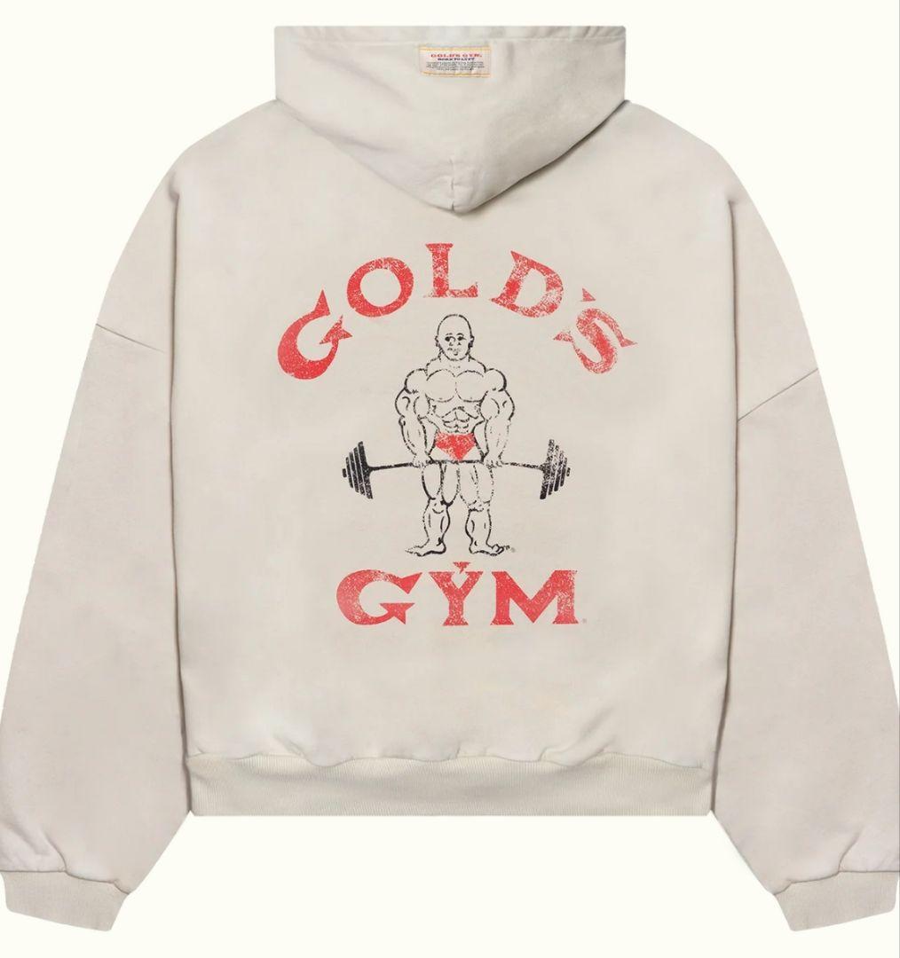 【Mサイズ】LÝFT × GOLD'S GYM LOGO HOODIE