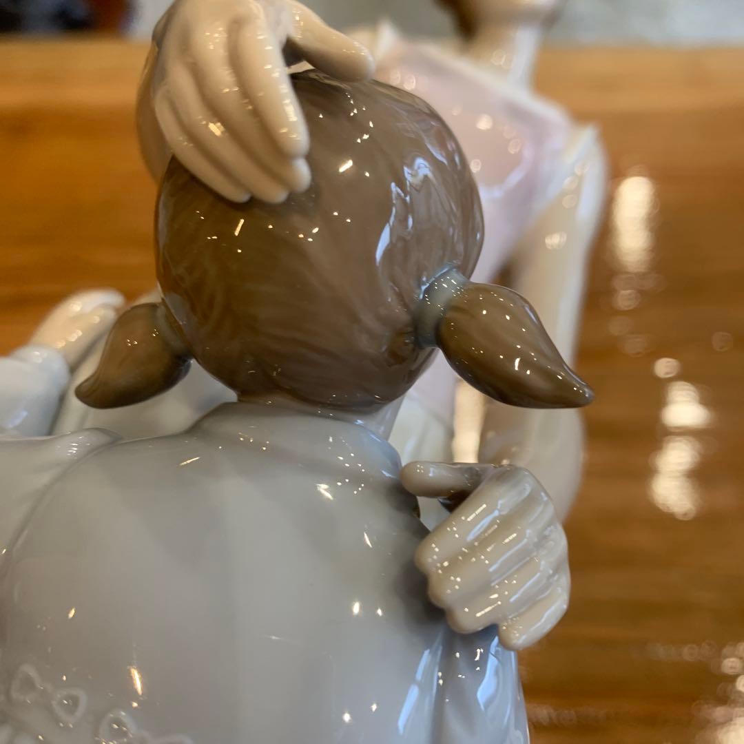 【南】リヤドロ　大好きなママ　置物　人形