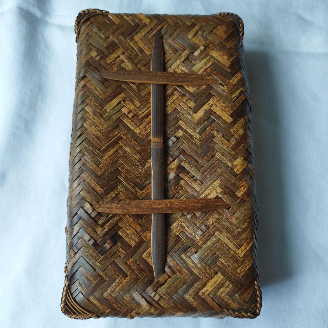 未使用　公長齋小菅　京都　竹細工　竹製品　ティッシュケース　秀逸　日本製　伝統