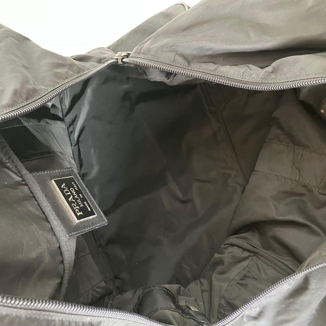 PRADA ボストンバッグ ナイロン 三角ロゴ