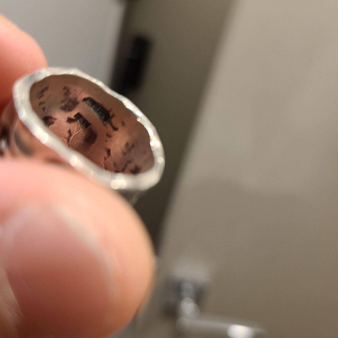 【ヴィンテージ❗️】シルバー ×数字デザイン×メキシカンジュエリーリング