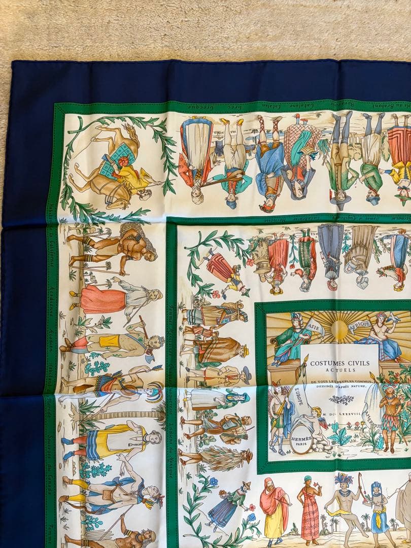 【セール中】HERMÈSコスチューム・シビル・アクチュエル　カレ90付属品付き