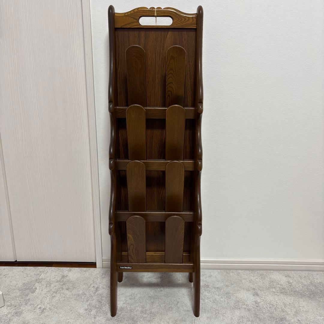 karimoku スリッパラック 木製 ブラウン