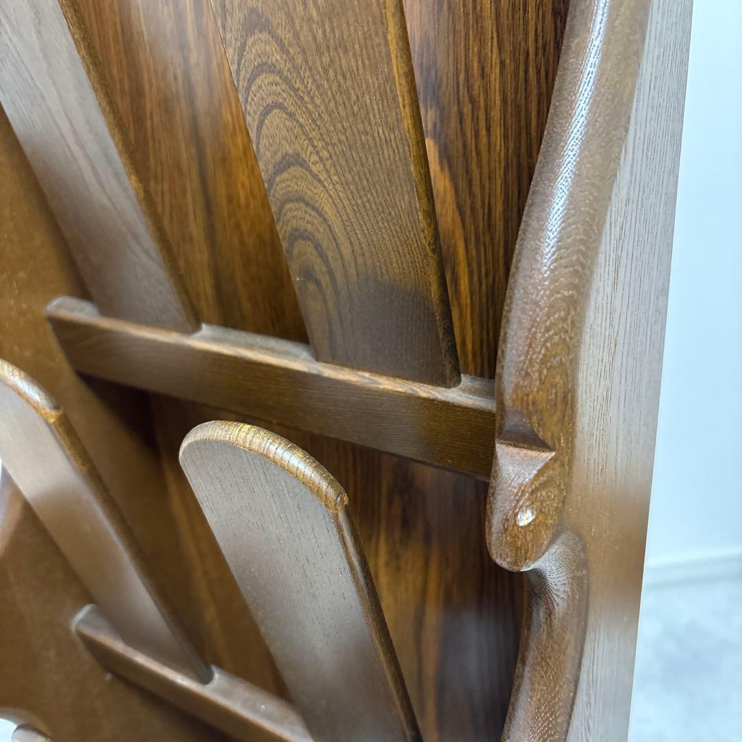 karimoku スリッパラック 木製 ブラウン