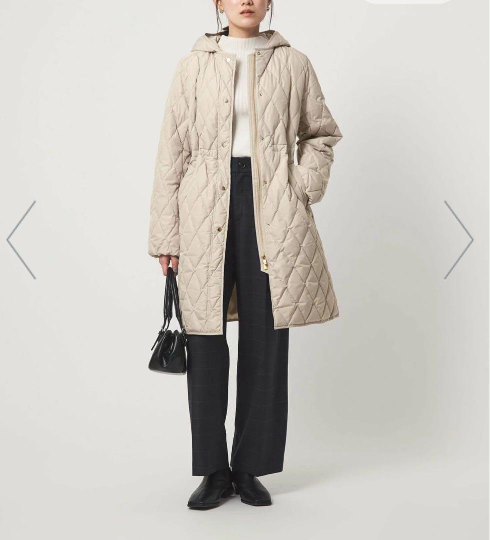 キルティング ライト ダウン コート 撥水