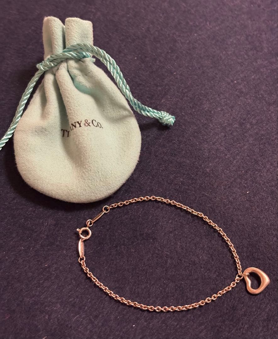 Tiffany & Co. オープンハートブレスレット SV925