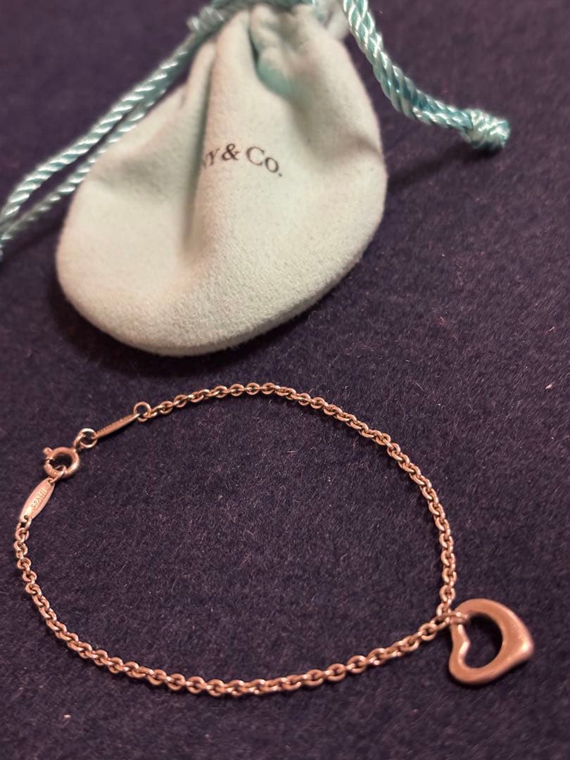 Tiffany & Co. オープンハートブレスレット SV925