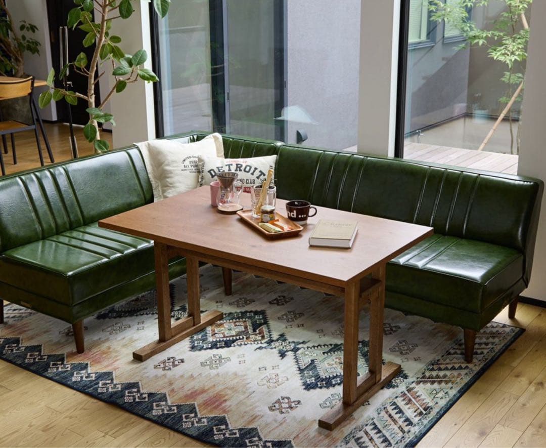 ニコアンド　クラシックダイナー　カウチソファーL