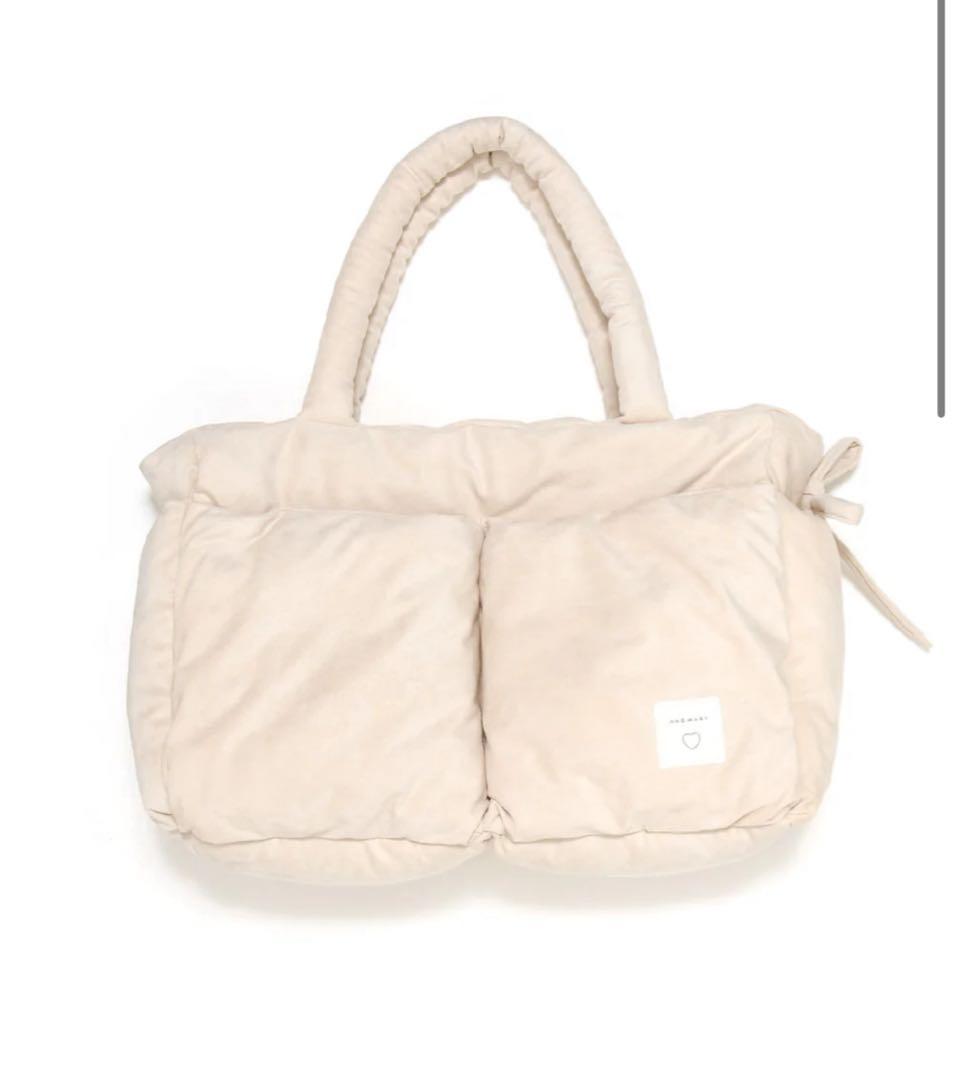 バッグ andmary Mary quilting suede bag pink