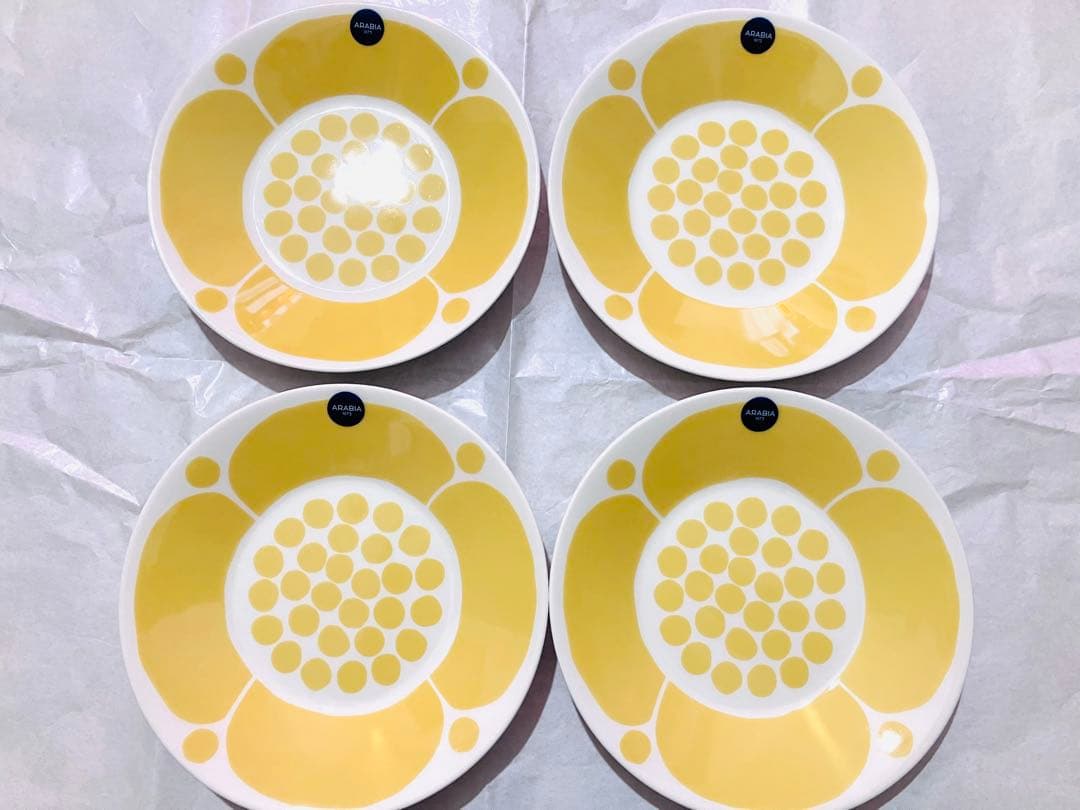●新品● ARABIA スンヌンタイ 小皿 プレート ソーサー 16cm セット