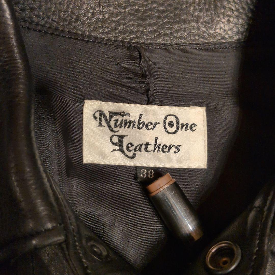 レッドムーンNumber One Leathers 鹿革ジャケット 38