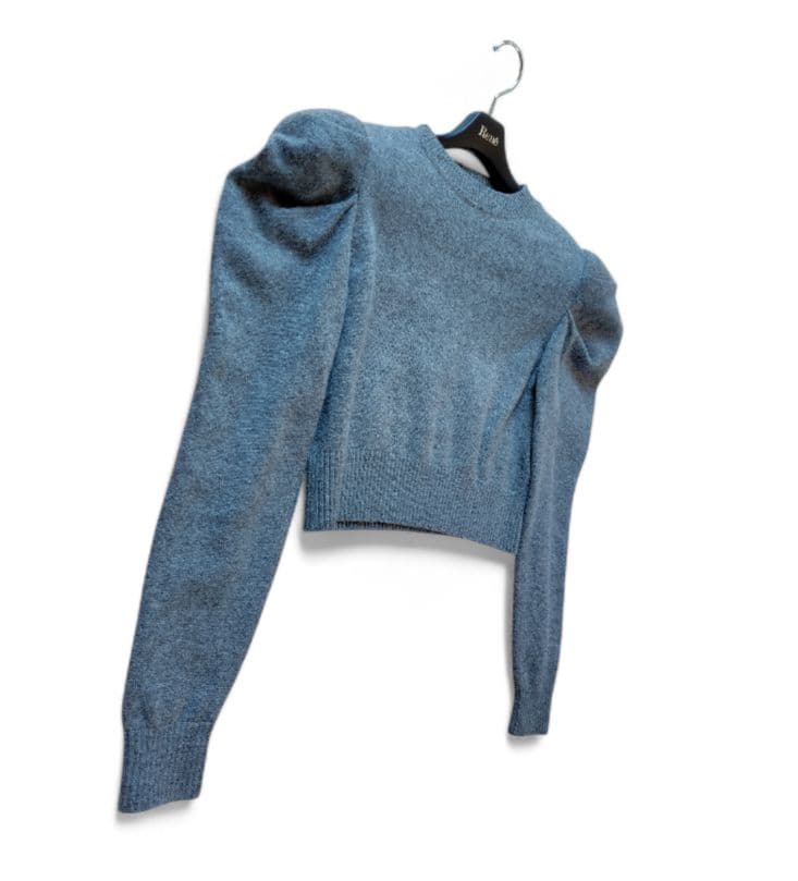 【Cygne】Nicole ポワンニット F グレー ウール