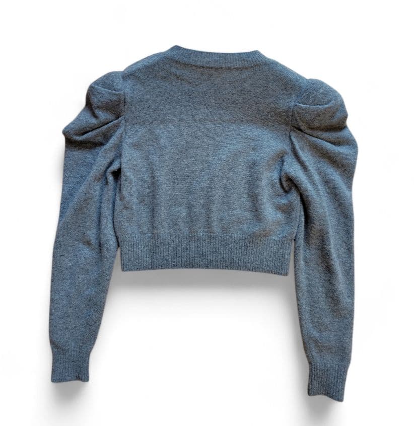 【Cygne】Nicole ポワンニット F グレー ウール