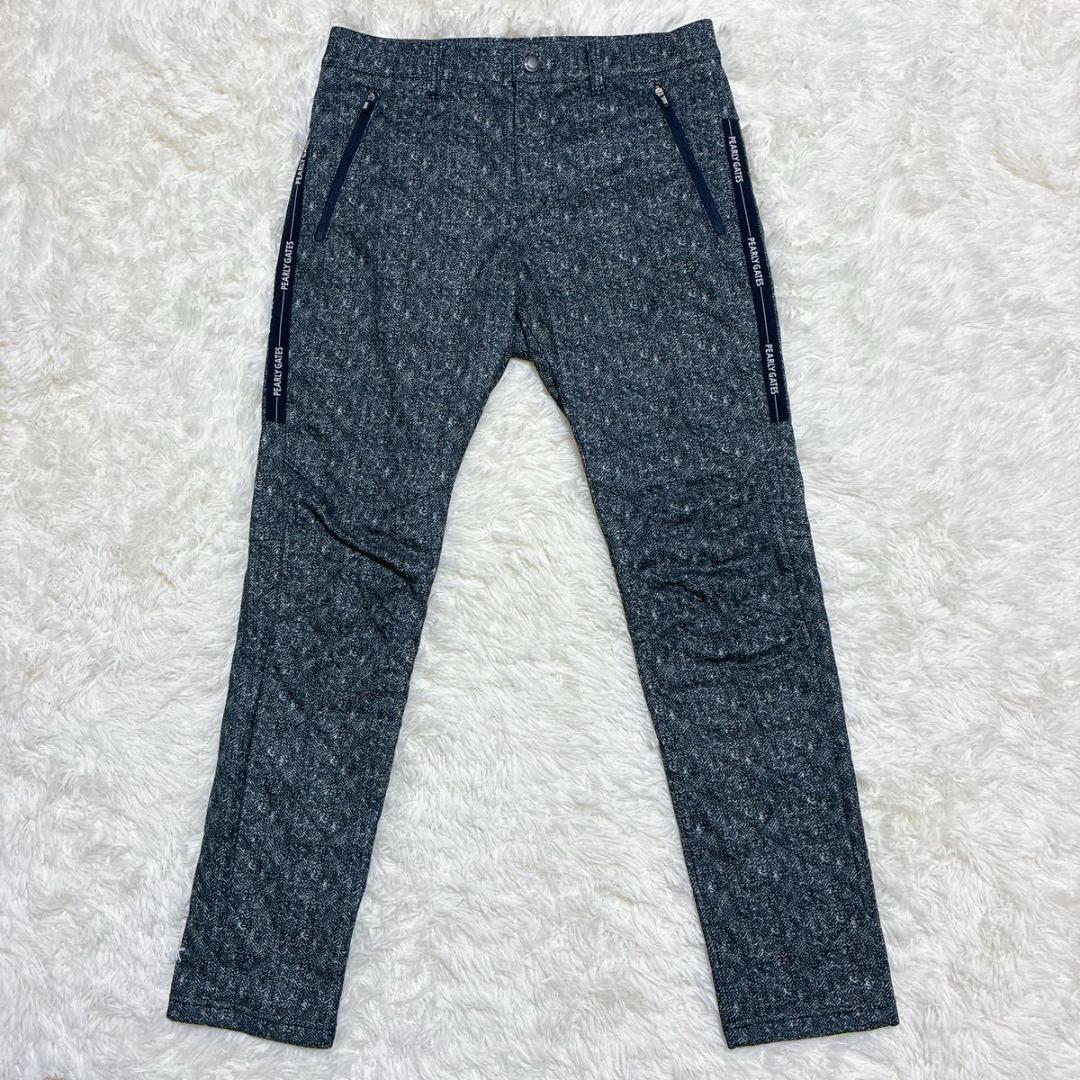 美品　PEARLY GATES ゴルフジョガーパンツ ヘリンボーン　サイズ4