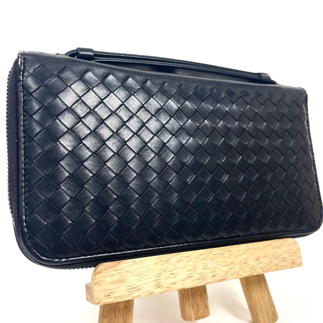 ボッテガヴェネタ　長財布　オーガナイザー　イントレチャート　極美品　レザー