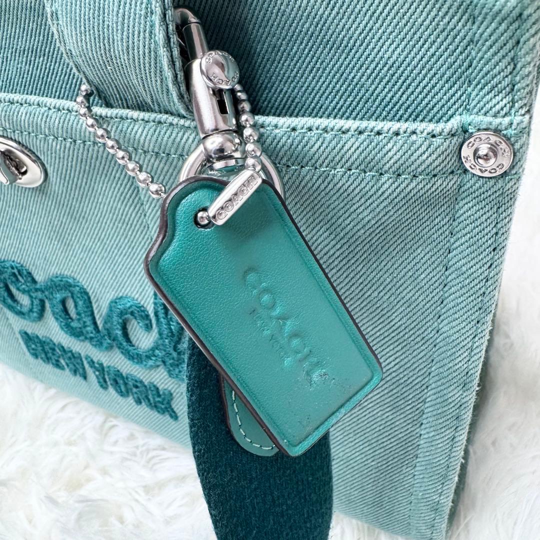 COACH コーチ カーゴ トート 2way バッグ グリーン CBG46