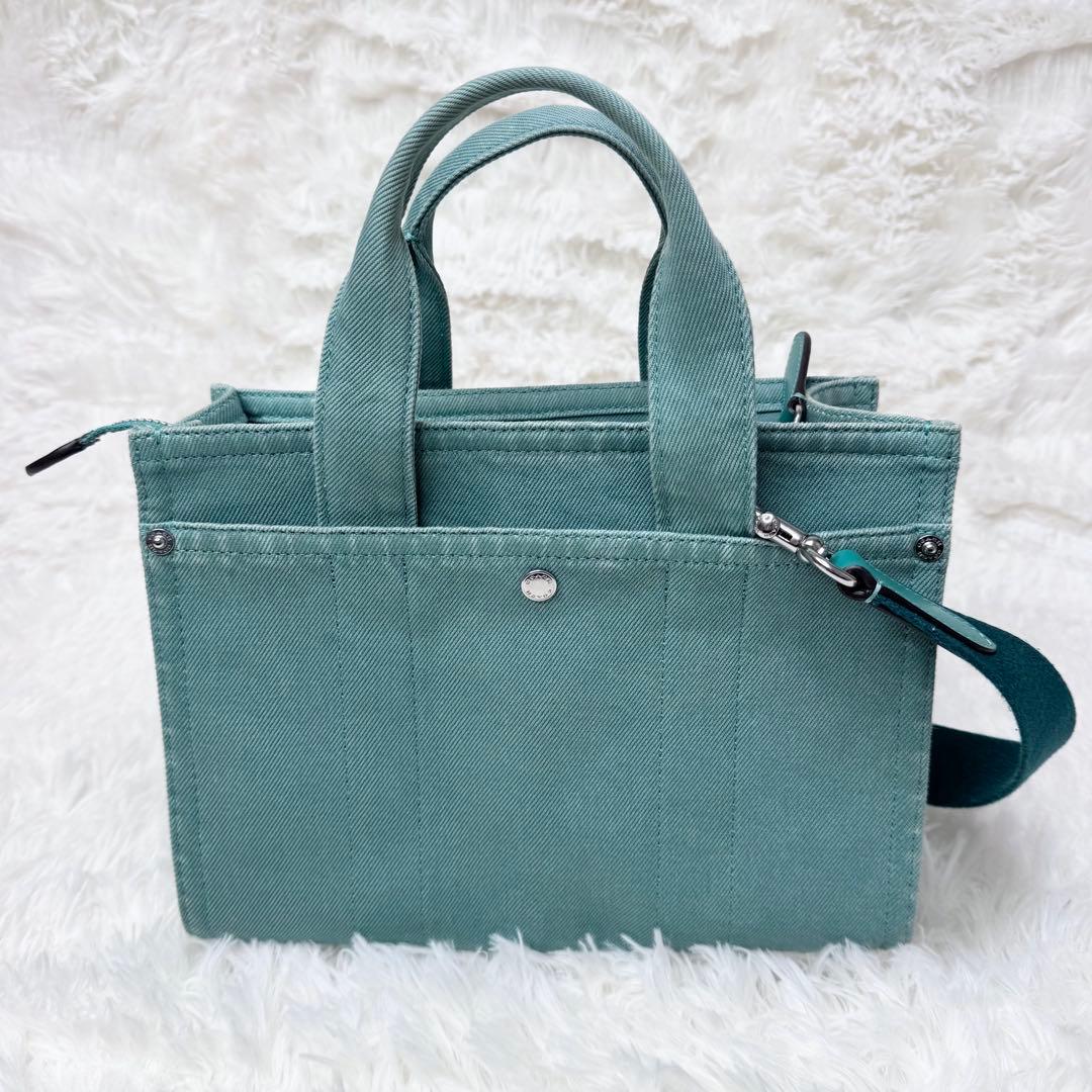COACH コーチ カーゴ トート 2way バッグ グリーン CBG46