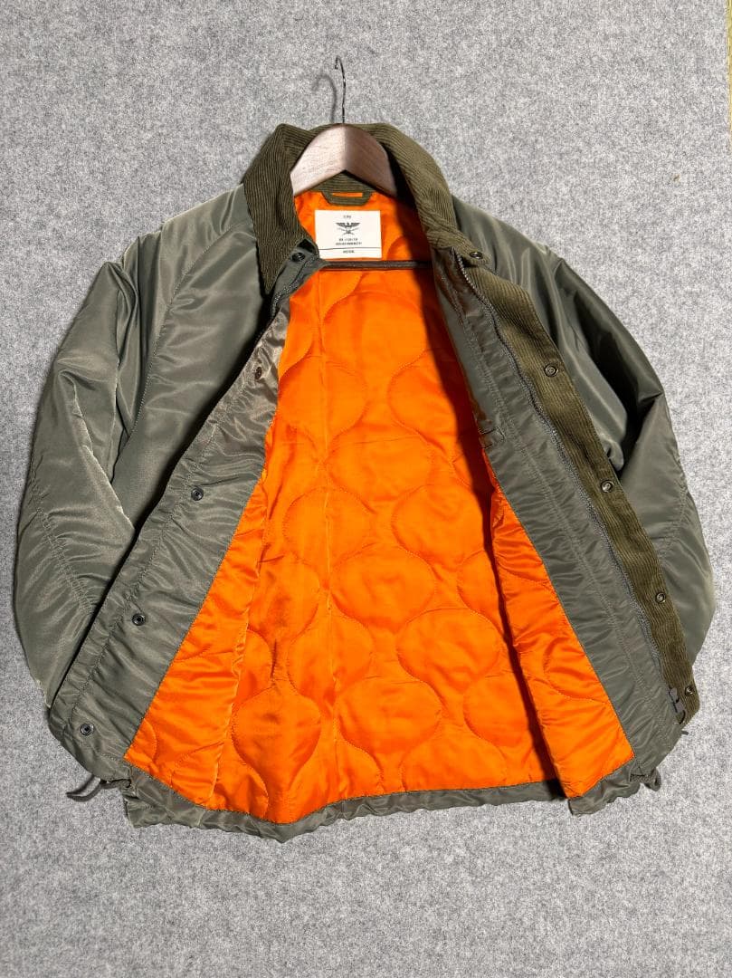 Houston ★ ナイロンハンティングジャケット 美品 XL