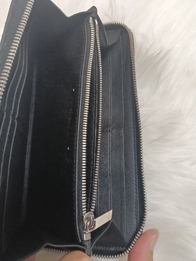 Berluti ベルルッティ 長財布 ファスナー レザー ブラック