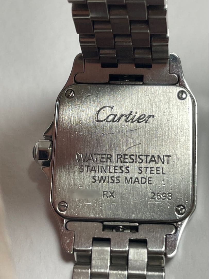 カルティエ 時計 レディース サントスドゥモワゼル SM QZ ステンレス